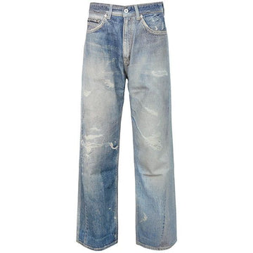 Our Legacy Blue THIRD CUT Digital Print Denim Pants 156724262