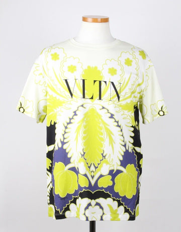 Valentino Short Sleeve T-shirt with VLTN Pattern S(55) 156724408