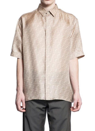 Fendi Silk Short Sleeve Shirt FS0795 AKEE F0GQK 151056556