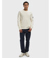 STONE ISLAND クルーネックコットンスウェット 156726265 [P]