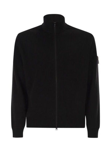 STONE ISLAND リブ ソフト コットン ジップアップ セーター 156726467