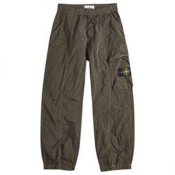 Stone Island Wrinkled Corduroy 500 TC Loose Fit Cargo Pants 156726665