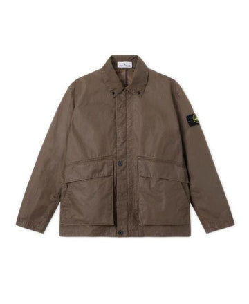 Stone Island Waxed Pigment Cotton Tela Coac L1S15 4100054 S0290 V007C 156726721