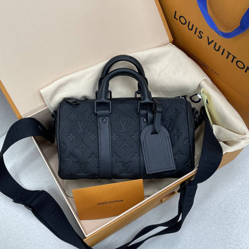 LOUIS VUITTON Keepall Bandoulière 25 Schwarz M20900 156726727