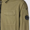CP COMPANY Lens Overshirt aus Gabardine mit organischem Reißverschluss 156726875 [P]