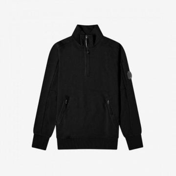 CP COMPANY ダイアゴナルレイズドフリースポロスウェットシャツ 156727444
