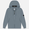 CP COMPANY Diagonal Raised Fleece Full Zip Hooded Sweatshirt 18CMSS025A 005086W 872 156727426 [P]