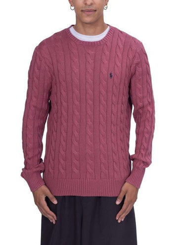Polo Ralph Lauren Cable Knit with Pony Logo Embroidery 156727795
