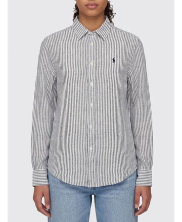 Polo Ralph Lauren Striped Linen Shirt with Pony Logo Embroidery 156728178