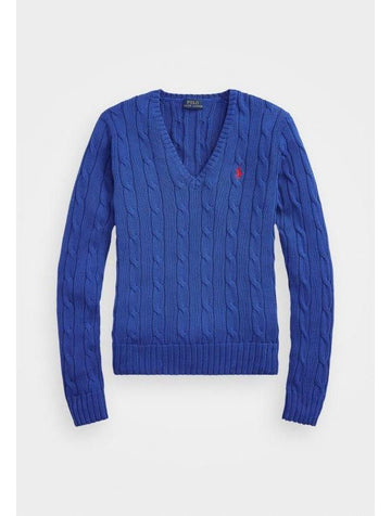 Polo Ralph Lauren Pony Logo Embroidered Pima Cotton V-Neck Knit 156728267