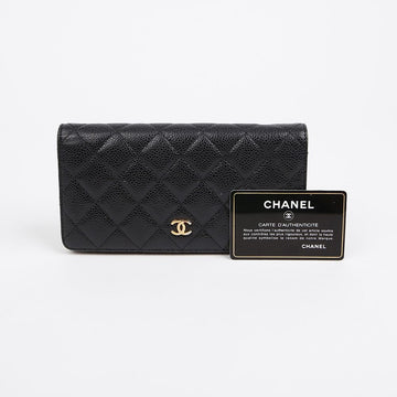 CHANEL A31509 Caviar Timeless Classic Flap Geldbörse 156069969 [P]