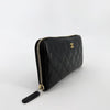 CHANEL キャビア ゴールドジッパー 長財布 156729171 [P]