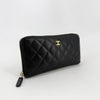 CHANEL キャビア ゴールドジッパー 長財布 156729171 [P]