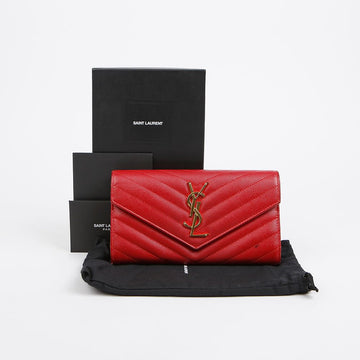 Saint Laurent Monogram Flap Long Wallet 372264 156332072