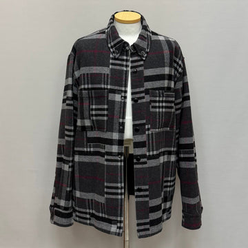 Burberry Patchwork Check Wool Overshirt Jacket 156729403