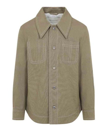 AMI Cotton Walker Button Jacket 156729455