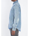AMI Blue Cotton Button Down Shirt 156729460 [P]