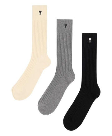 AMI Cotton Socks 3-Pair Pack 156729545