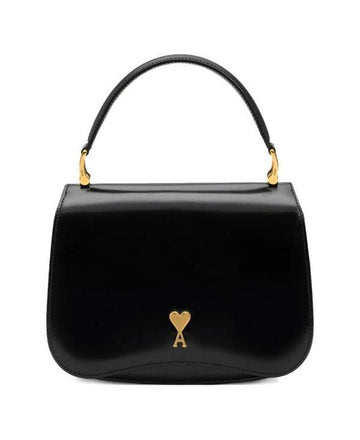 AMI Glazed Leather Top Handle Bag 156729578