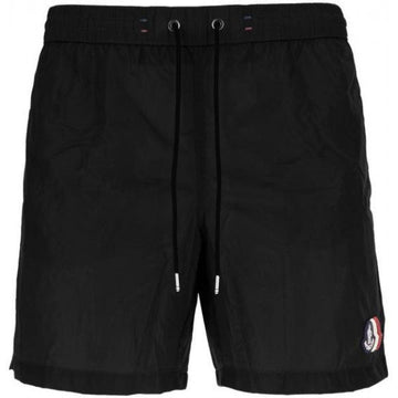 Moncler Logo Patch Swim Shorts 156730043