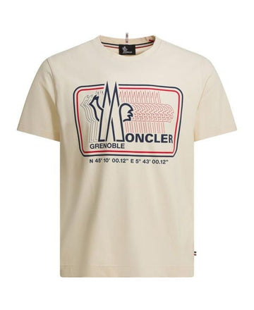 Moncler Cotton Blend Logo T-Shirt 156730092