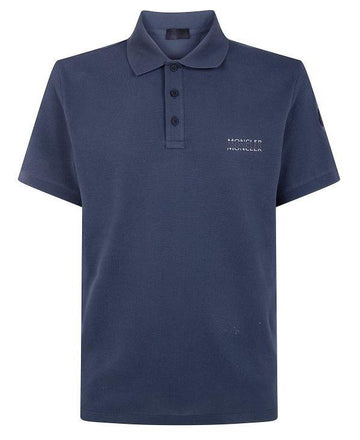 Moncler Logo Cotton Pique Polo Shirt 156730109
