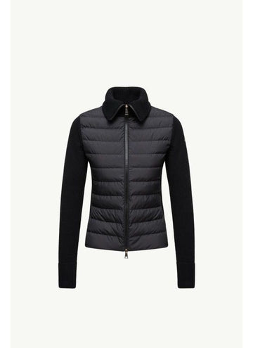 Moncler Down Wool Zip-Up Cardigan 156730145