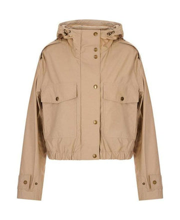 MONCLER Carex Kapuzenjacke aus Baumwollmischung und Popeline 156730166