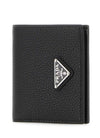 PRADA レザー トライアングル 二つ折り財布 156730236 [P]
