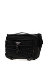 PRADA スピードロック ナイロン レザー ショルダーバッグ 156730264 [P]
