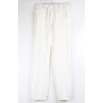 FENDI FF Samtlogo-Hose Weiß 44(28) 156730375