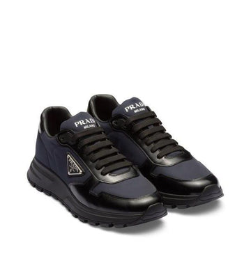 PRADA Sneaker aus Nylon und gebürstetem Leder 01 156730374