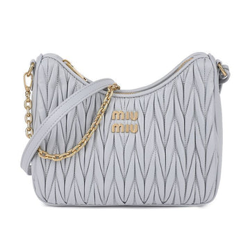 Miu Miu Matelassé Women's Shoulder Bag 5BH211-N88-F0591-TWO 91437939