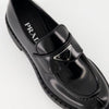 PRADA マット ブラッシュド レザー ローファー 156730646 [P]