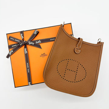 Hermes Evelyne Mini 16 TPM Gold Silver Tone 156730677