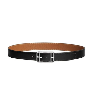 Hermes Reversible Men's Belt Black Chocolate 32mm 156730714