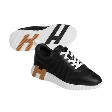Hermes Bouncing Sneakers Women's Athletic Mesh Black H261015Z 02375 156730909