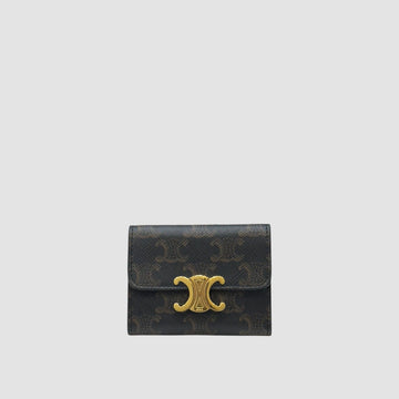 Celine Canvas Compact Wallet 10I652 156733965