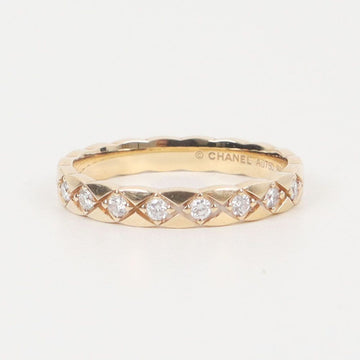 CHANEL Coco Crush Diamond Ring 18k Yellow Gold J11872 56 156734515