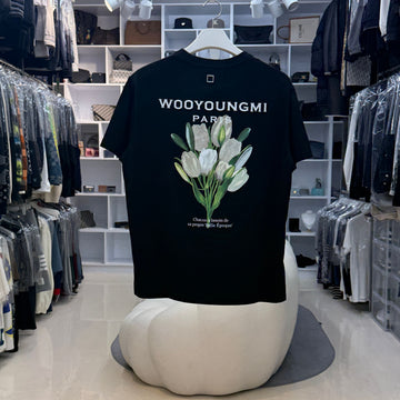 Wooyoungmi Flower Print Logo T-Shirt 46 156756811