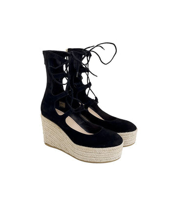 DIOR ディオリバー シュレーイス ウェッジヒール サンダル 36 ブラック 5ET1201 141041334