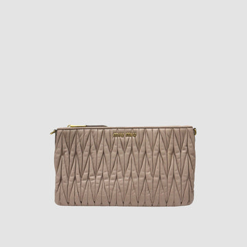 Miu Miu Lambskin Clutch Bag 156772940