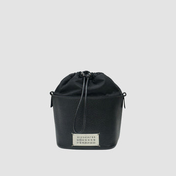 MAISON MARGIELA Schwarze 5AC Leder Eimer Tasche 156772954