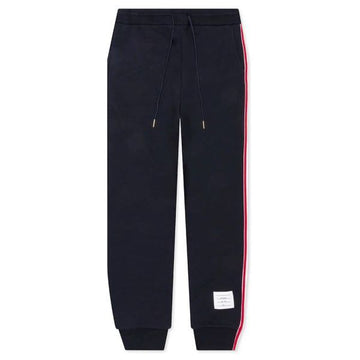 THOM BROWNE 縦ストライプループバックコットンパンツ 156786783