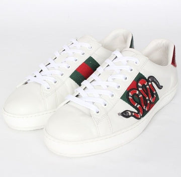 GUCCI スネーク刺繍エーススニーカー 5.5(245) 156792580