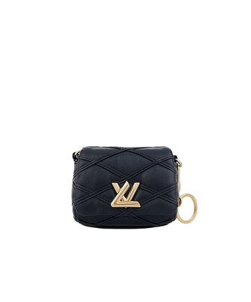 Louis Vuitton GO-14 Earphone Case Black Golden 5ET0639 133624959