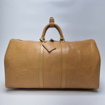 Louis Vuitton Keepall 55 Epi Boston Bag Tassili Yellow Travel Bag 605-11 156792691