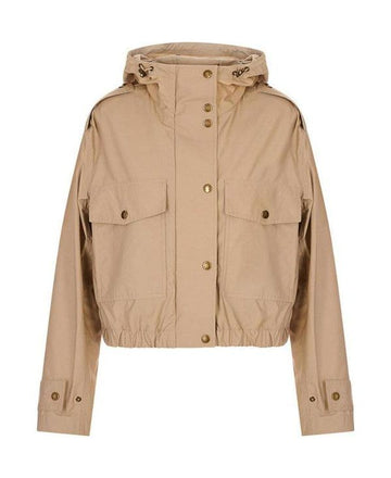 MONCLER Carex Kapuzenjacke aus Baumwollmischung und Popeline 156730166
