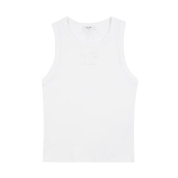 CELINE Trio-Pe Tanktop aus Baumwolle 2X45N2P33 01OW 156292397