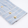 Celine Cotton Reporter Stripe Shirt 156576521 [P]